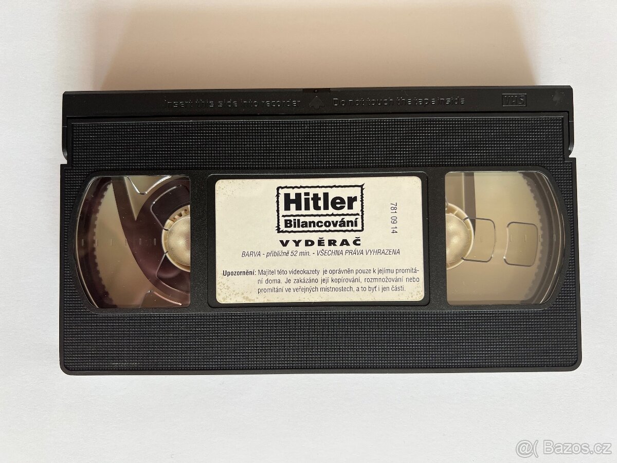 Hitler Bilancování - vyděrač VHS videokazeta - 7
