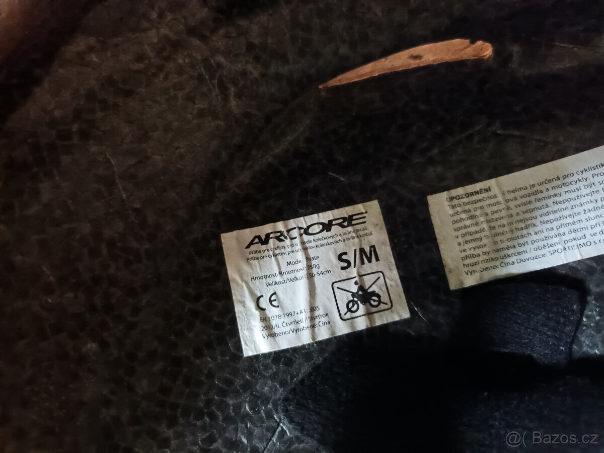 Prodám dívčí helmu Arcore na kolo/brusle/skat vel. S/M 50-54 - 7