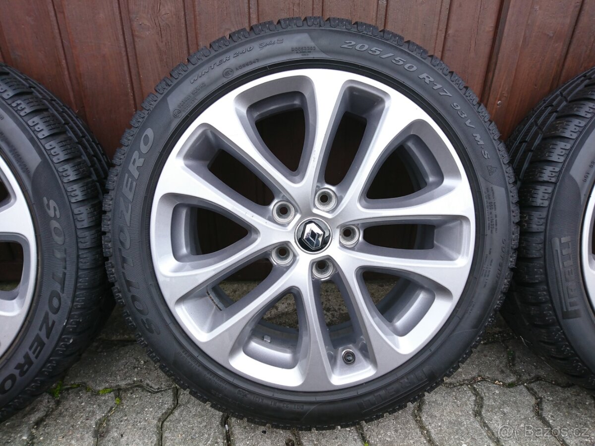 Renault Megane 3,4 17" Originální 205/50/17 zimní alu Kola - 7