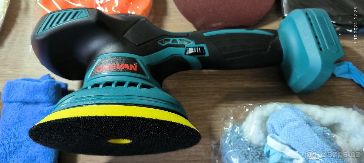 Ruční aku lešťička 150mm pro Makitu baterie 18V - skladem - 7