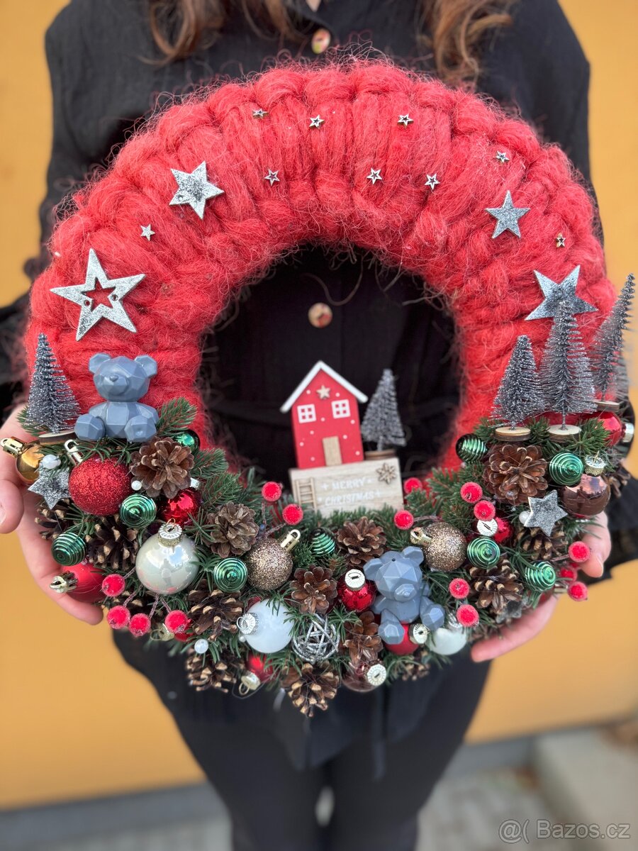 Adventní věnec. Vánoční věnec - 7