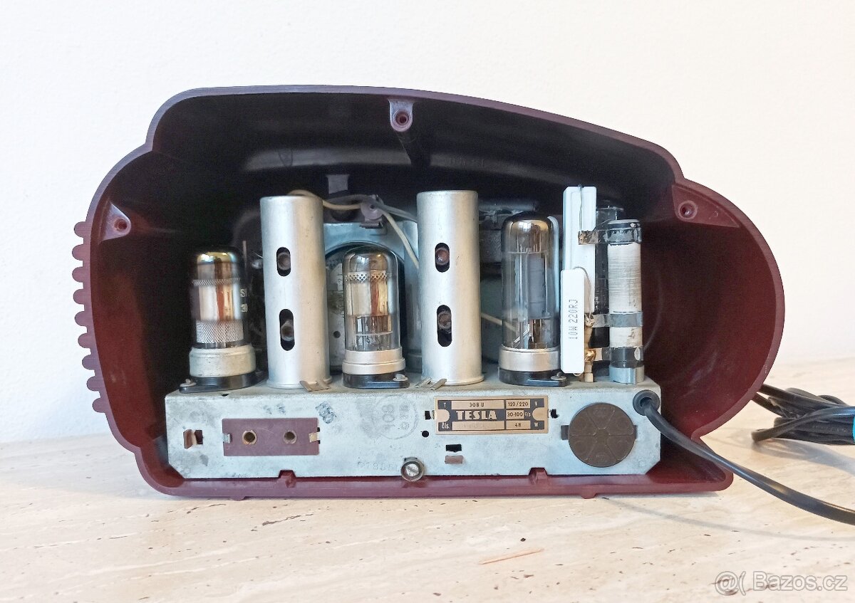 Art Deco starožitné rádio Talisman, krásný stav, funkční - 7