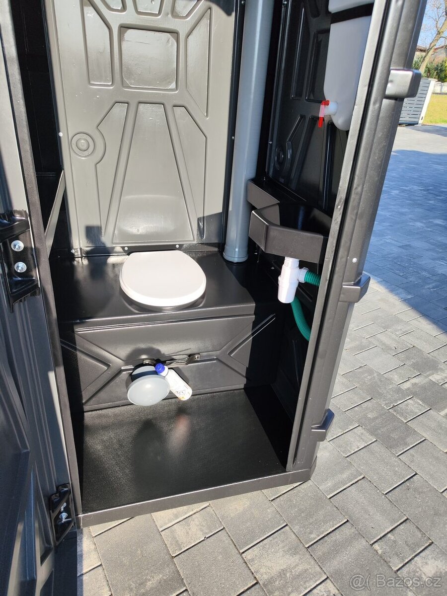 Nová mobilní toaleta přenosné WC s umyvadlem - 7