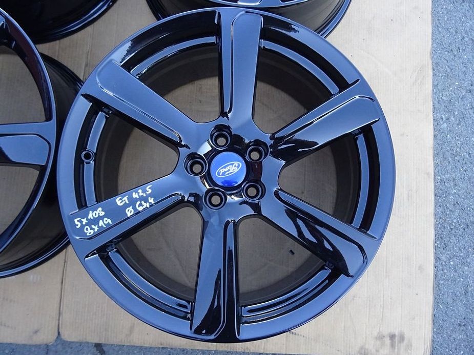 Alu disky černé origo Volvo, 19", 5x108, ET 42,5, šířka 8J - 7