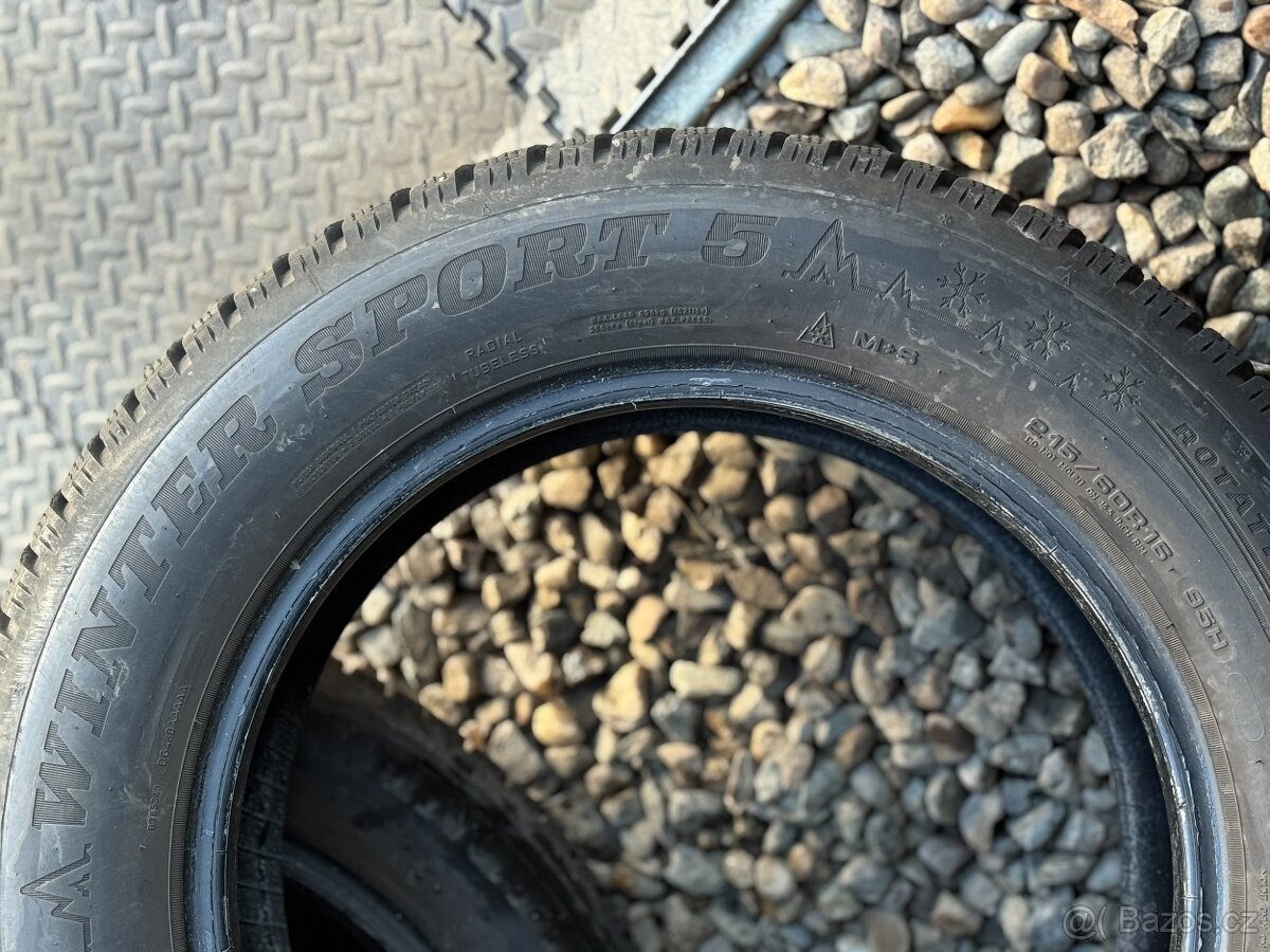 215/60/16 - Dunlop zimní sada pneu - 7