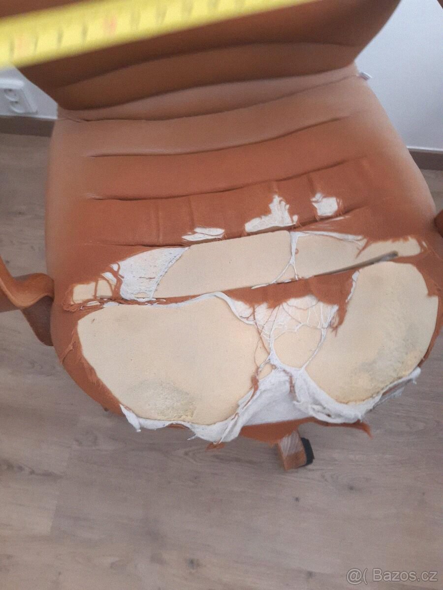 Kancelařská židle Prowork - plně funkční, k přečalounění - 7