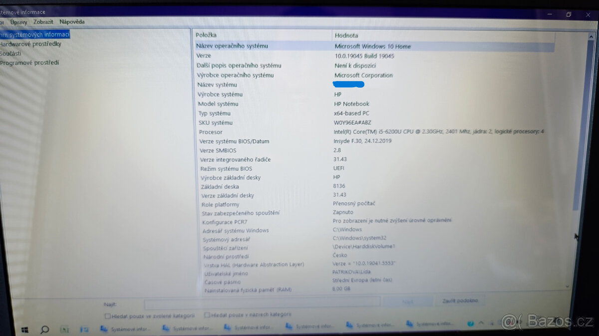 Notebook HP15-ac617 - 7