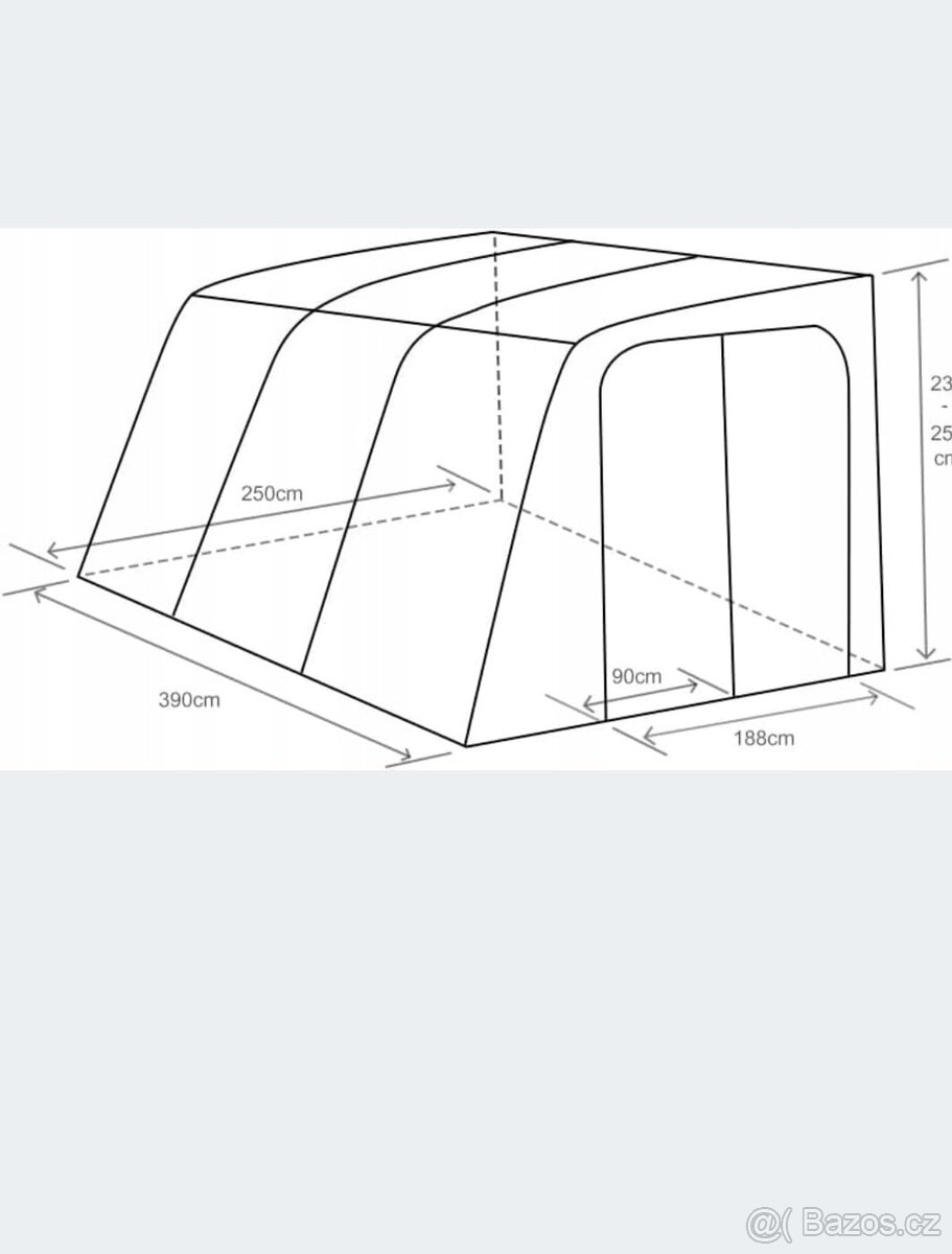 Předstan ke karavanu 390cmx260cm - 7