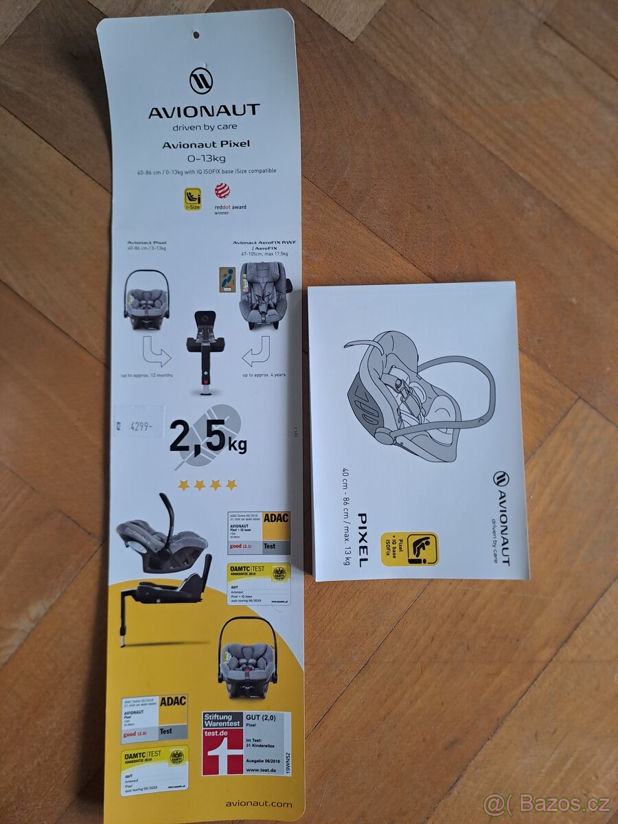 Avionaut pixel, vajíčko, autosedačka - 7