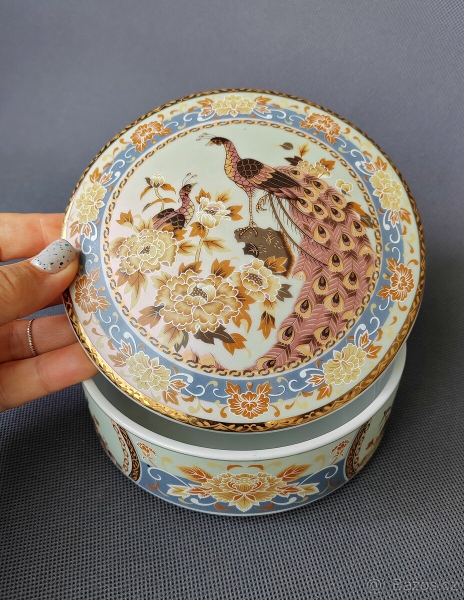 Krásná porcelánová šperkovnice/dóza od Tilia (Německo) - 7