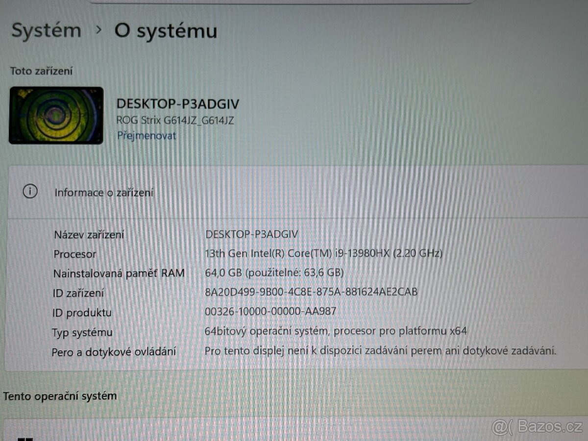 Herní notebook ASUS ROG Strix G16 G614JZ - 7