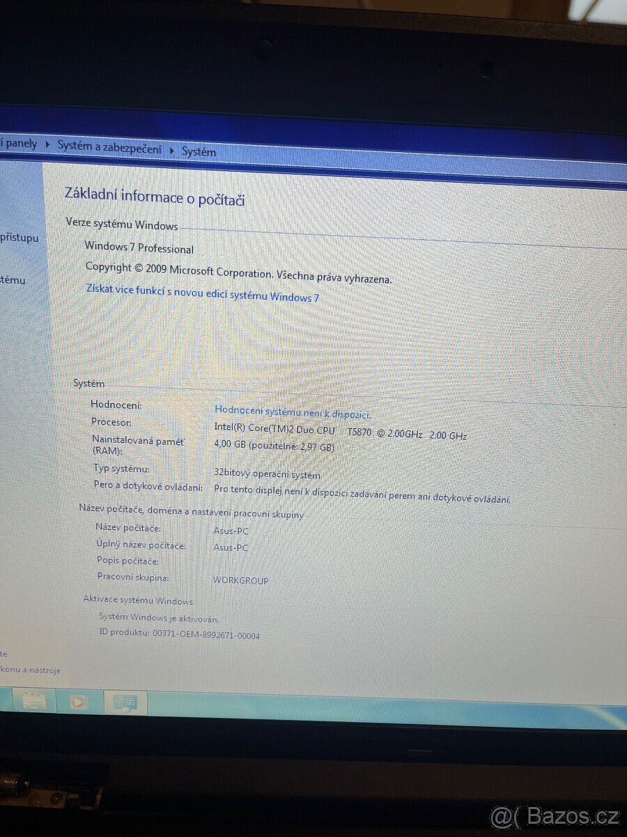 ASUS P50IJ – funkční notebook, BEZ adaptéru - 7
