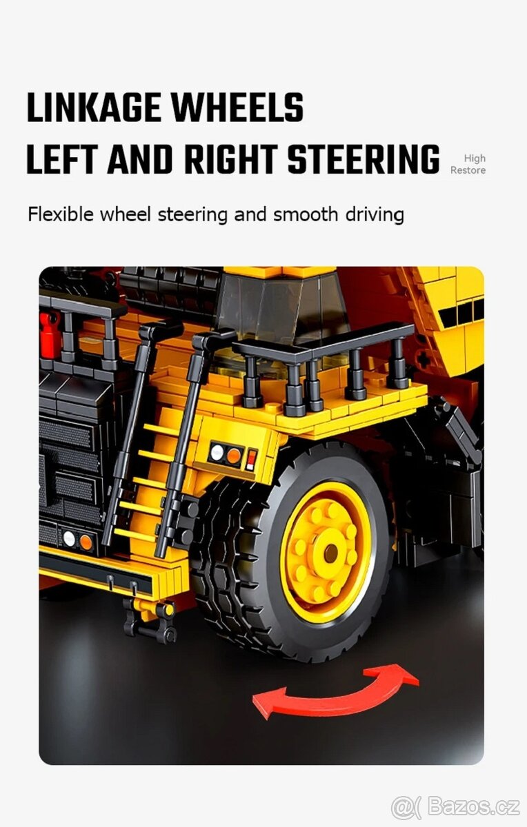 Stavebnice Důlní sklápěč kompatibilní s LEGO - 7