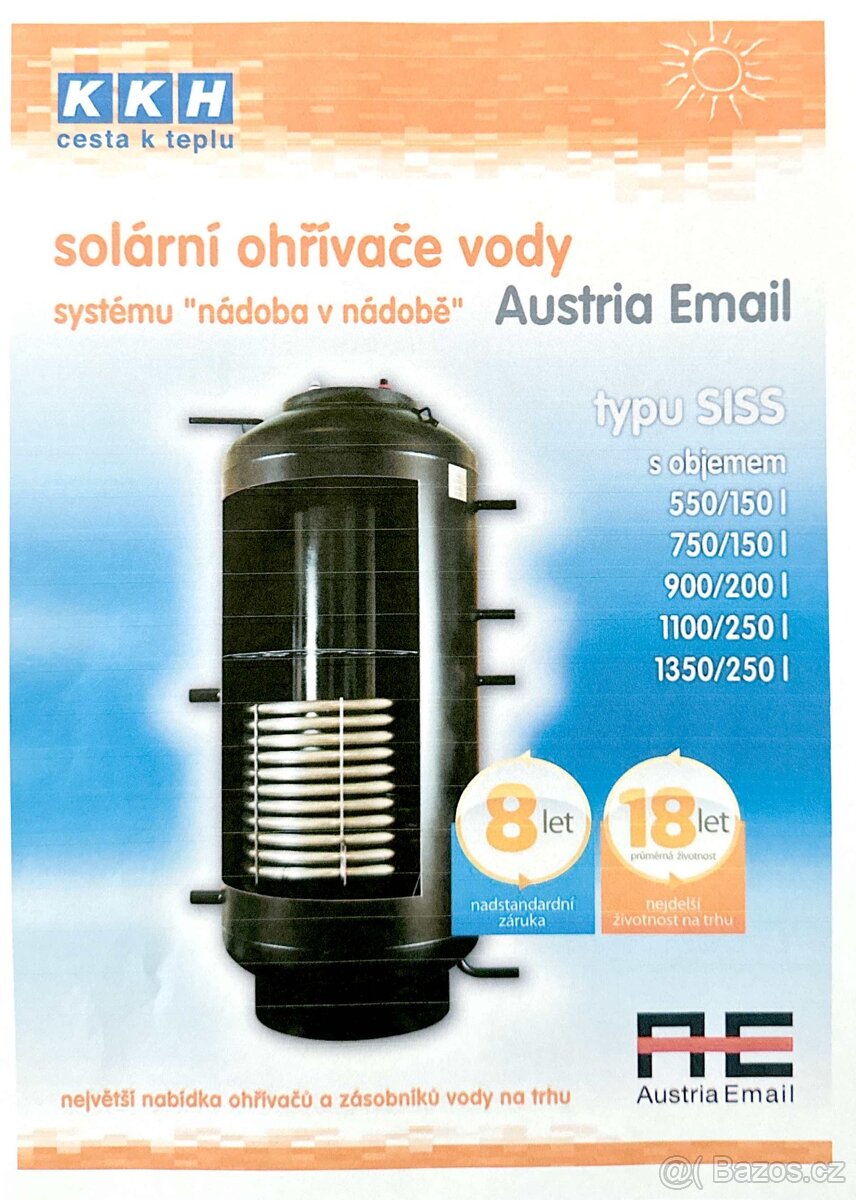 Akumulační nádrž SISS 550/150 - 7