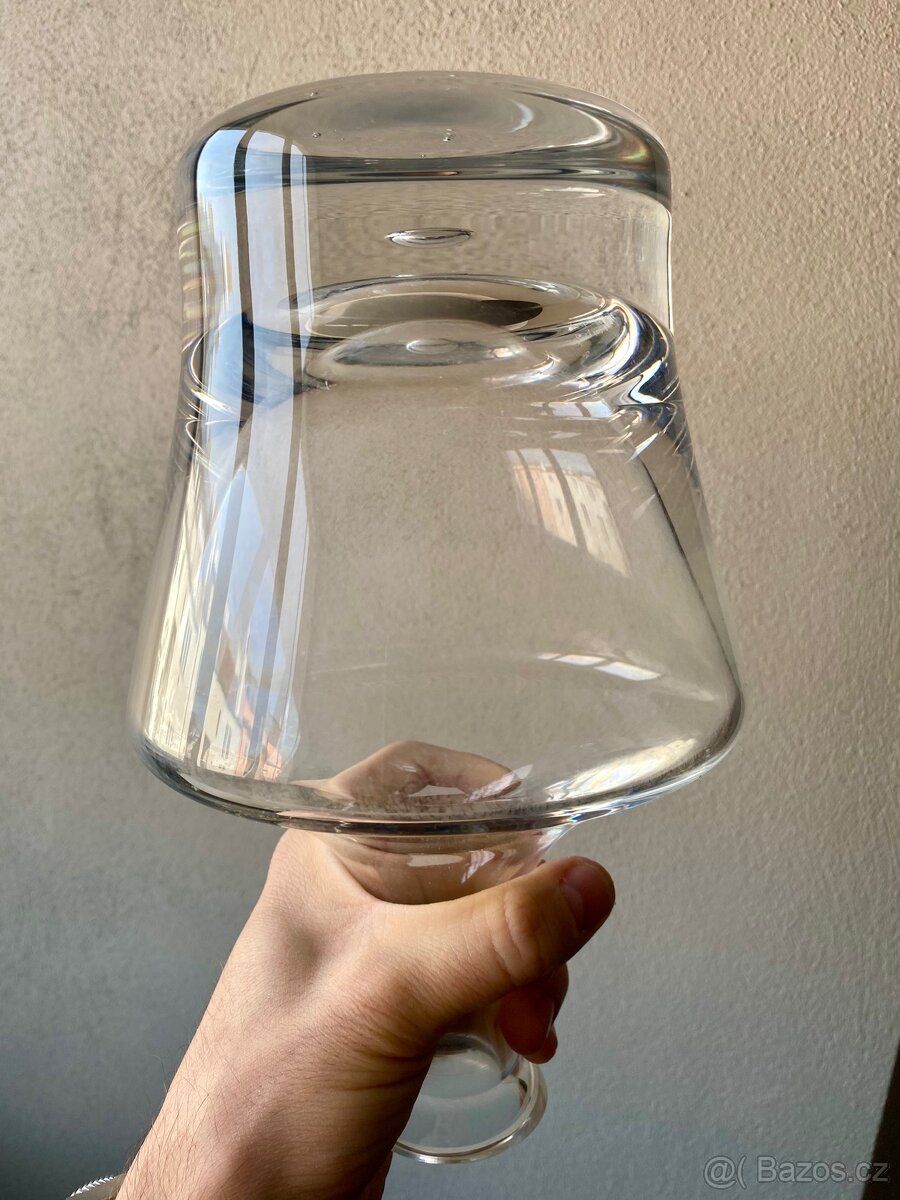 Velmi Těžká Skleněná Karafa - 7