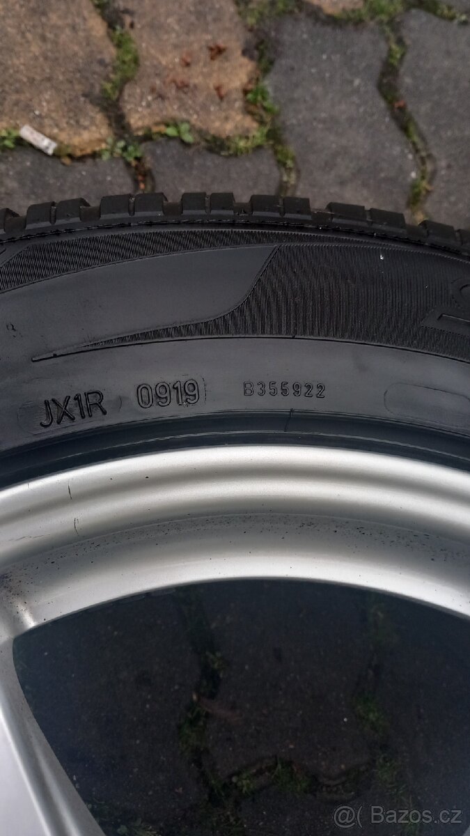 Alu kola 5x112 R18 obutí zimní pneumatiky 235x55 R18 - 7