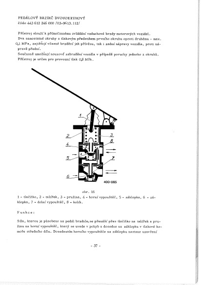 AUTO LIAZ -ŠT180 - PŘÍRUČKA 14 - BRZDY + PŘÍRUČKA 1.3 SPOJKA - 7