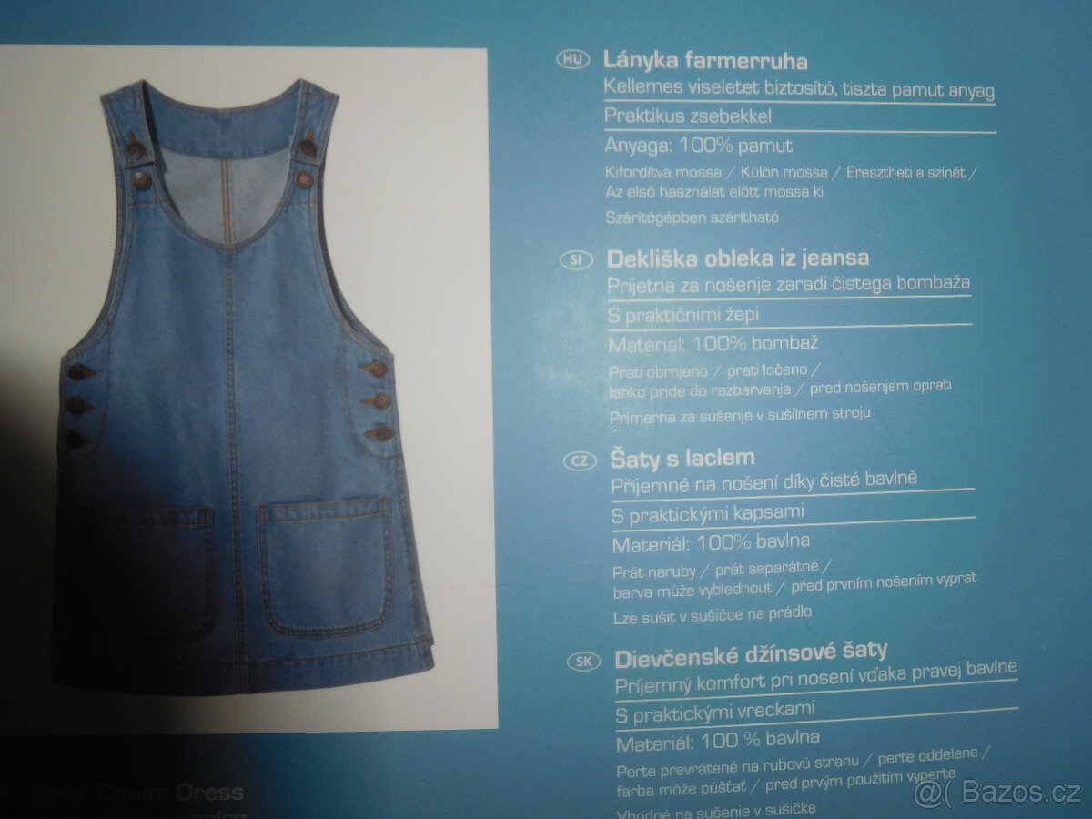 Dívčí šaty vel. 146/152, 134/140 - 7