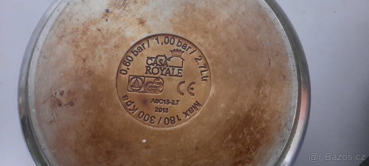 Tlakový hrnec (papiňák) objem 4L a 2,7L - 7