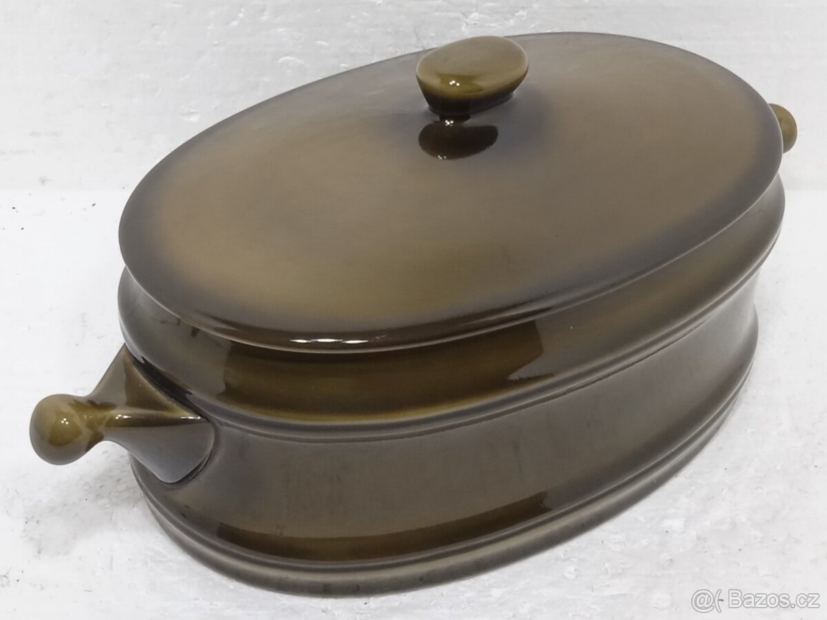 Porcelánový pekáč s víkem Bavaria Oliva - 7