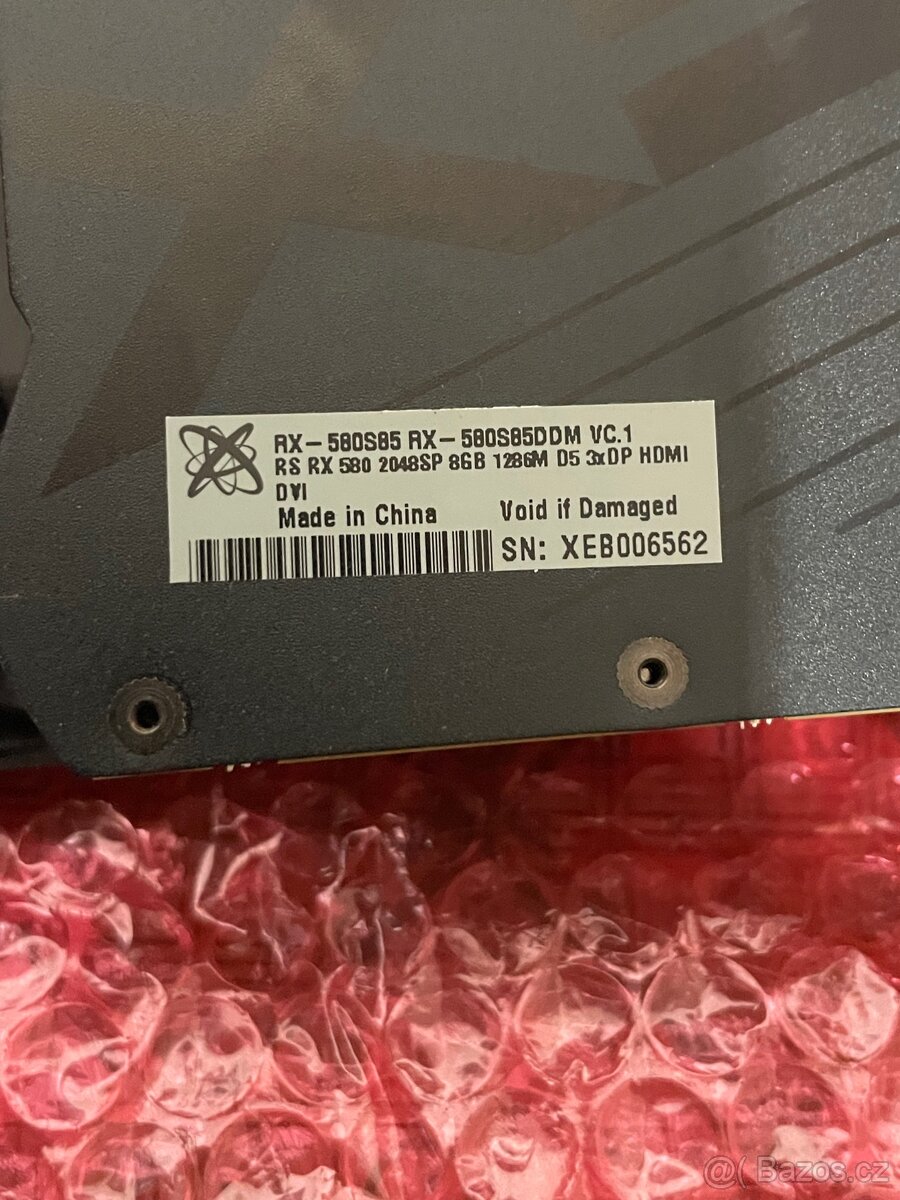 Graficka karta XFX RX 570 580 8GB nefunkční - 7