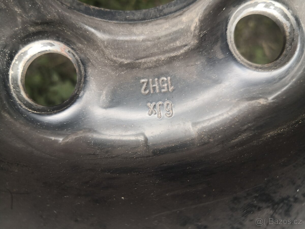 Plechové disky r15 5x100 Škoda, Audi, VW, Seat. - 7