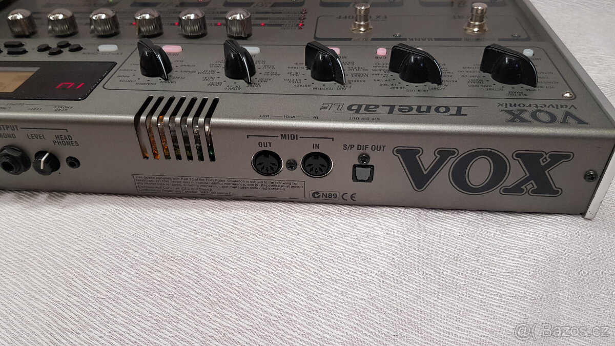 Lampový kytarový multiefekt VOX ToneLab LE a trafo - 7