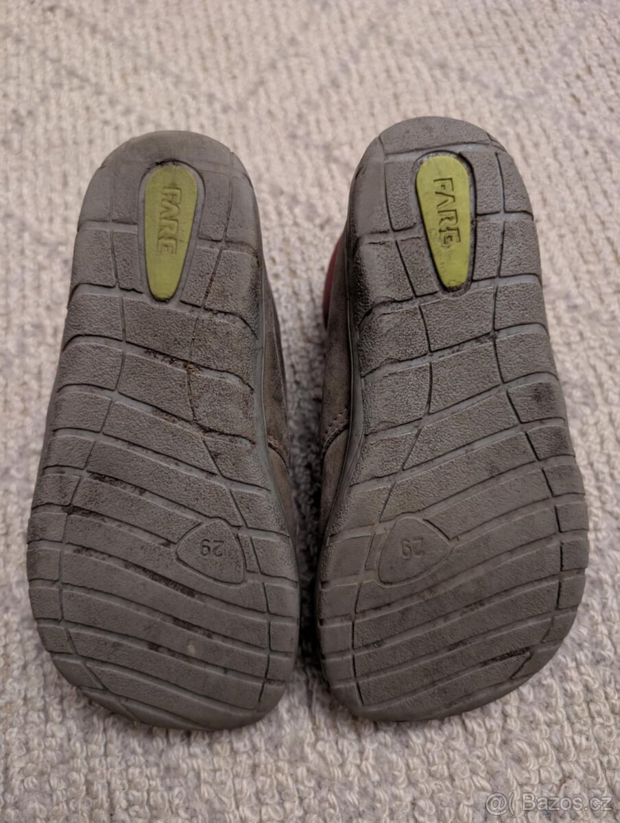 Dětské kožené bare foot boty značky FARE, vel. 29 - 7