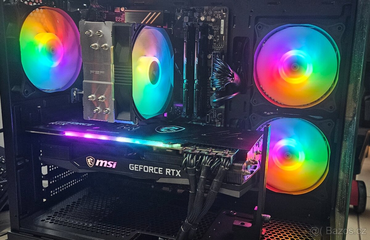 Herní PC na AM5– RTX3060TI/7500F/B650/32GB/1000W/Win11 - 7