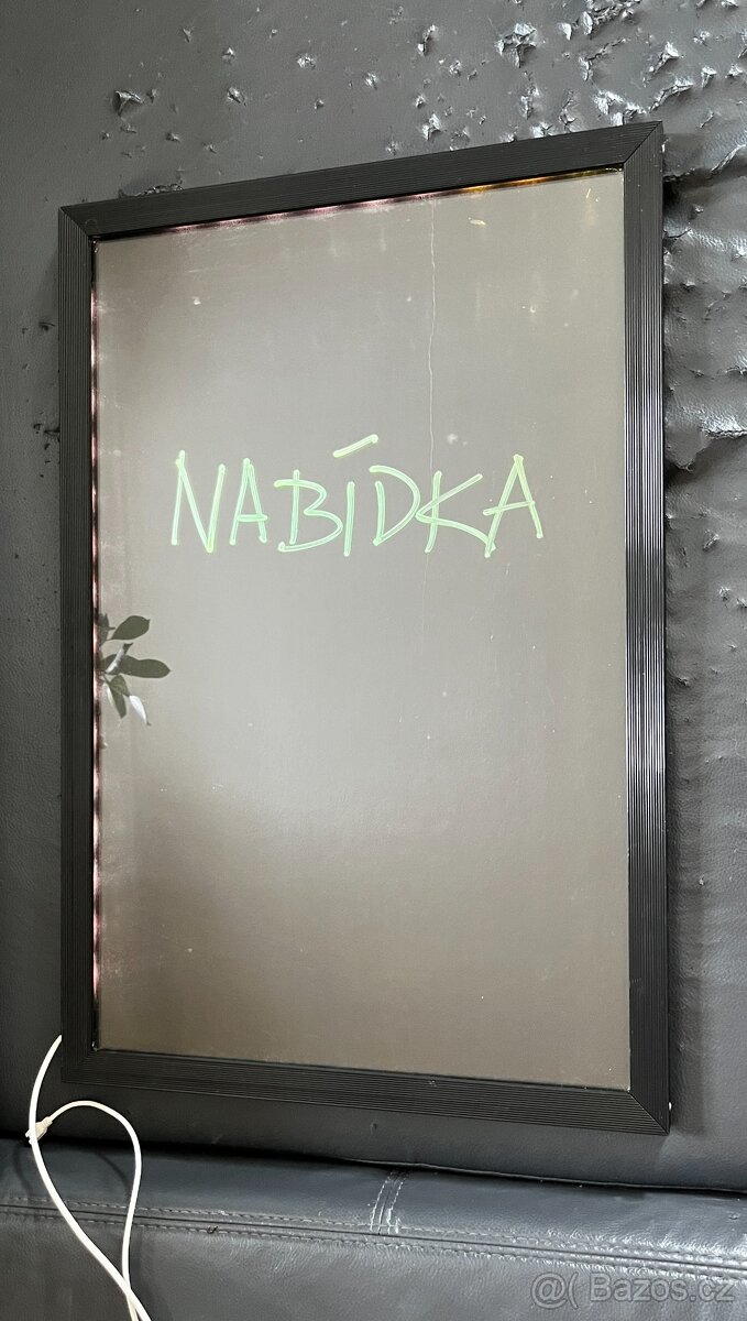 Světelná reklamní LED psací tabule 40x60 cm s DO - 7