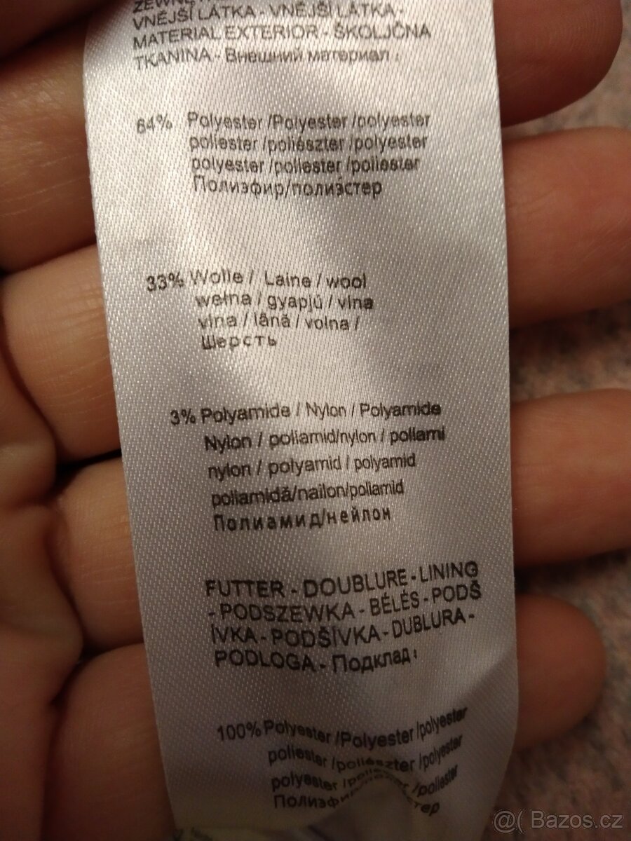 Orsay dámský krátký kabátek s vlnou.Velikost 38. - 7