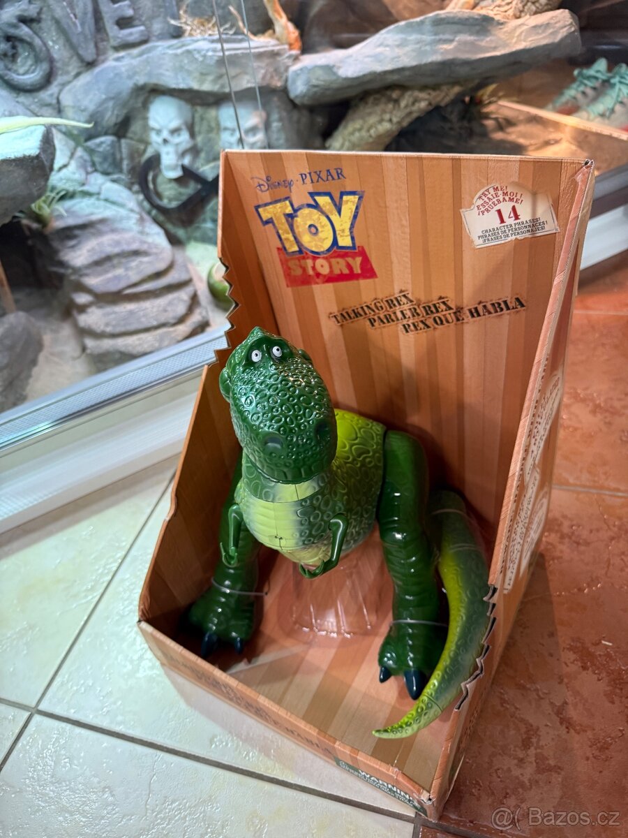 Interaktivní akční figurka Rex Toy Story příběh hraček - 7