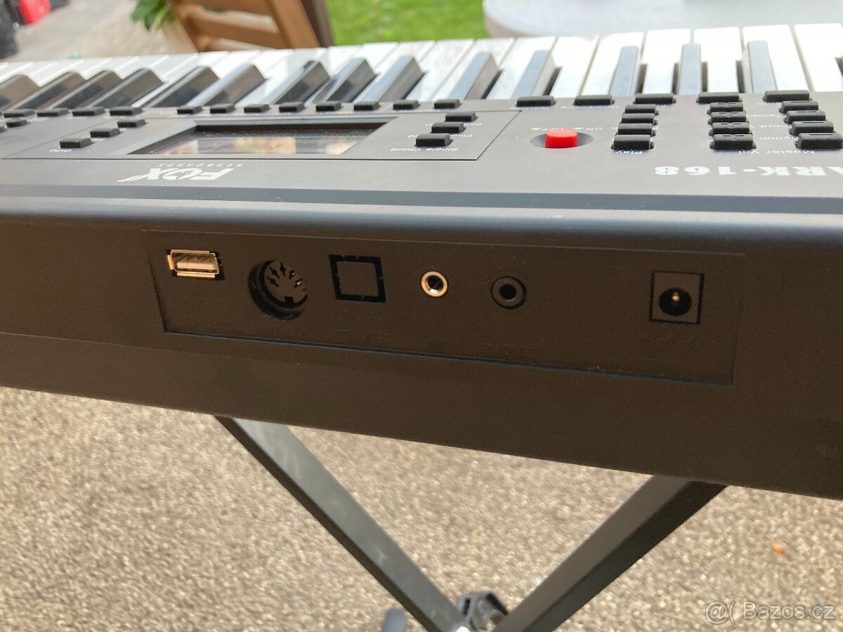 Klávesy Fox 168 BK + podstavec - 7