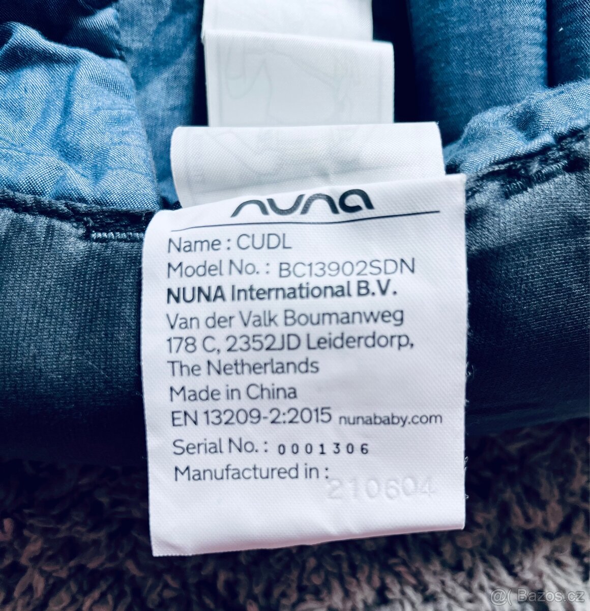 Nuna Cudl nosítko - výborný stav - 7