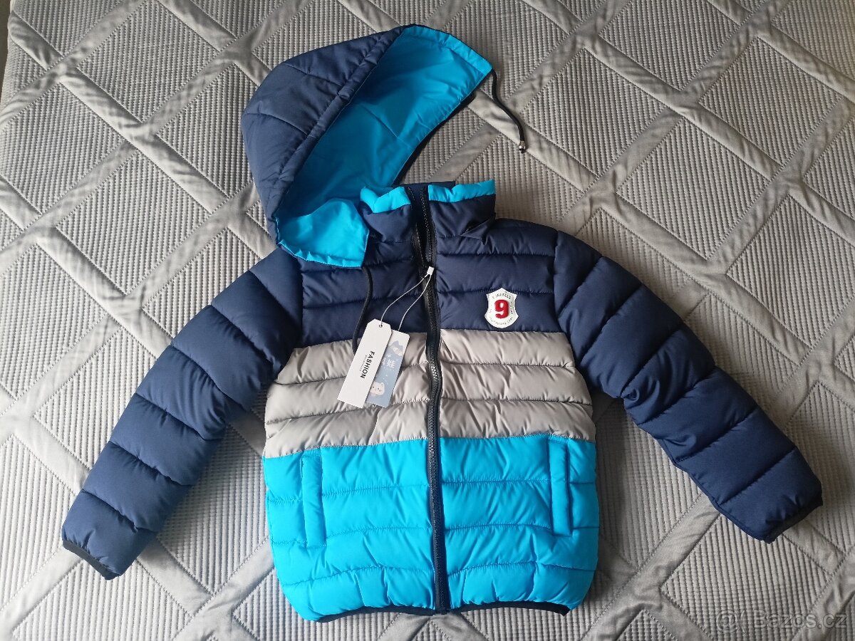 Nová dětská zimní bunda, vel.128 - 7