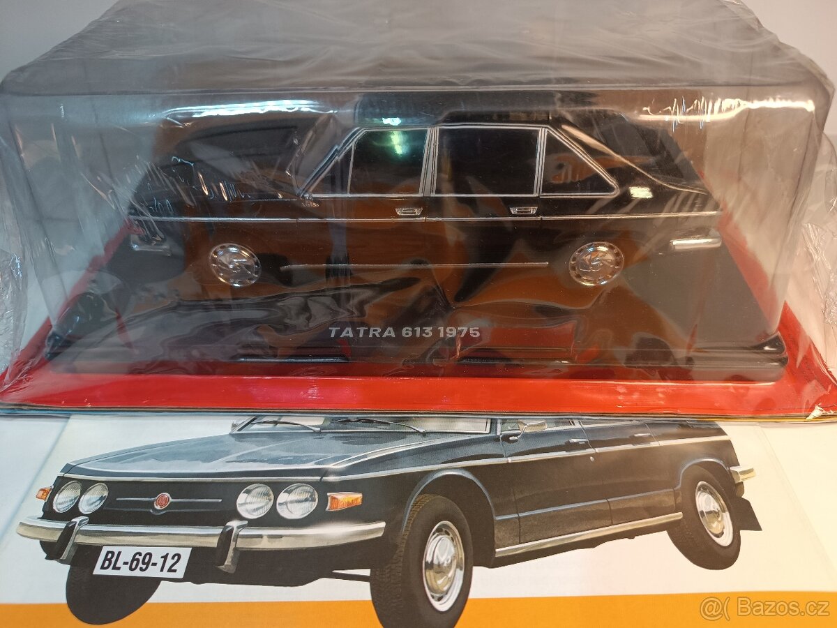 Hachette 1/24 Tatra 613 1975 + 2x časopis - 7
