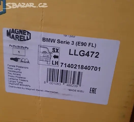 Zadní vnitřní světla BMW e90 FL. Pravé - 7