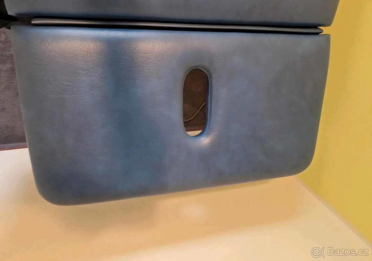 Elektrické Masážní lehátko 1 motor modré fyzio akce - 7