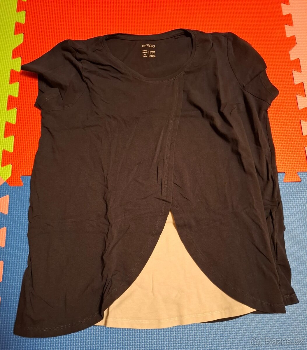 Těhotenské topy a šaty 7 ks - 7