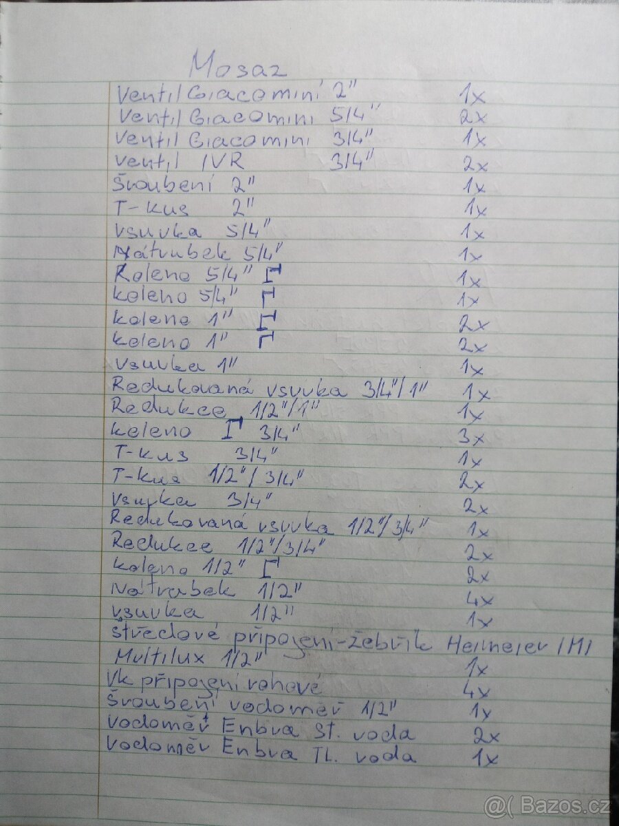 Instalatérský a topenářský materiál - 7