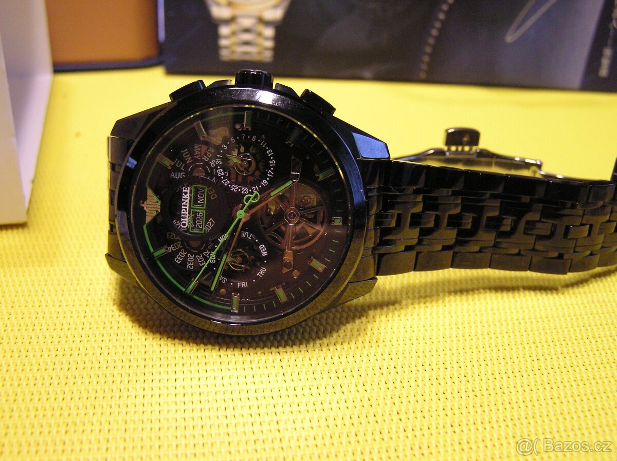Pánské,luxusní hodinky Oupinke - 7