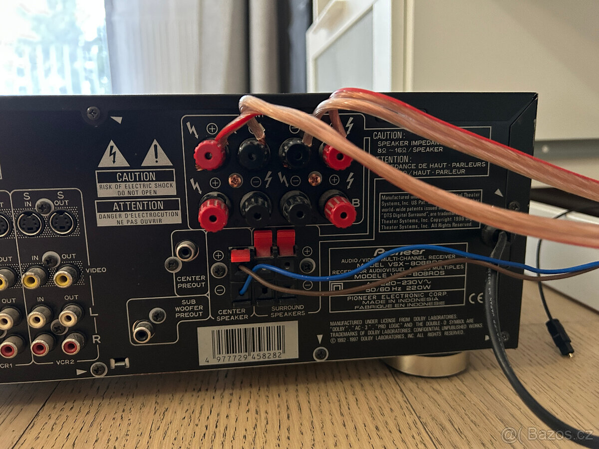 PIONEER VSX-808RDS DTS, Dolby Digital , RDS, DSP, Mpeg multi - 7