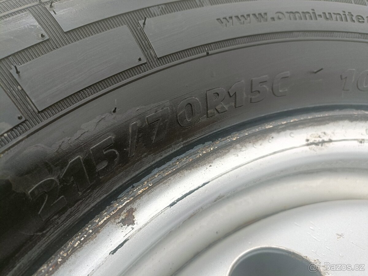2+1 Kolo Ducato, pneu 215/70 R15C RADAR ARGONITE (7,5-8mm) - 7