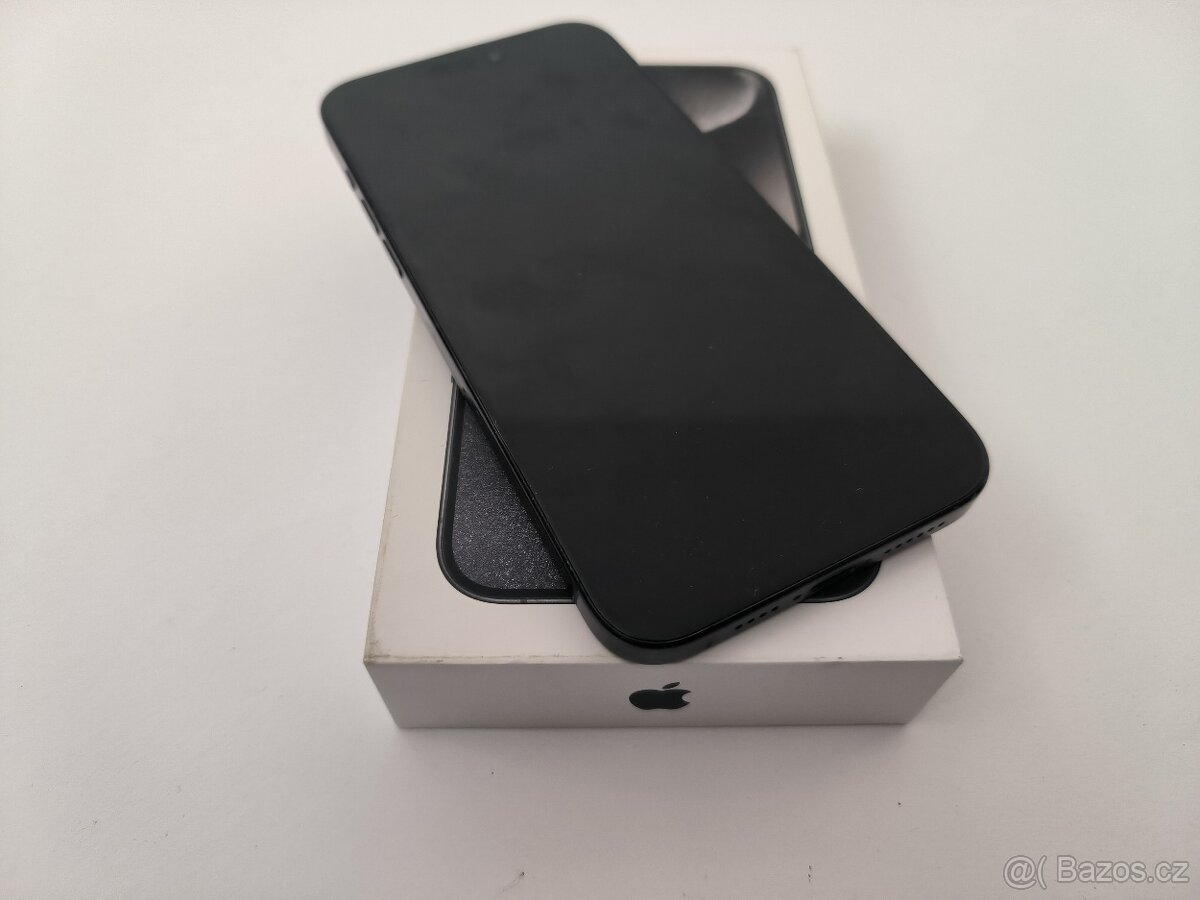 apple iphone 15 PRO MAX 512gb Black Titanium / Batéria 93% - 7