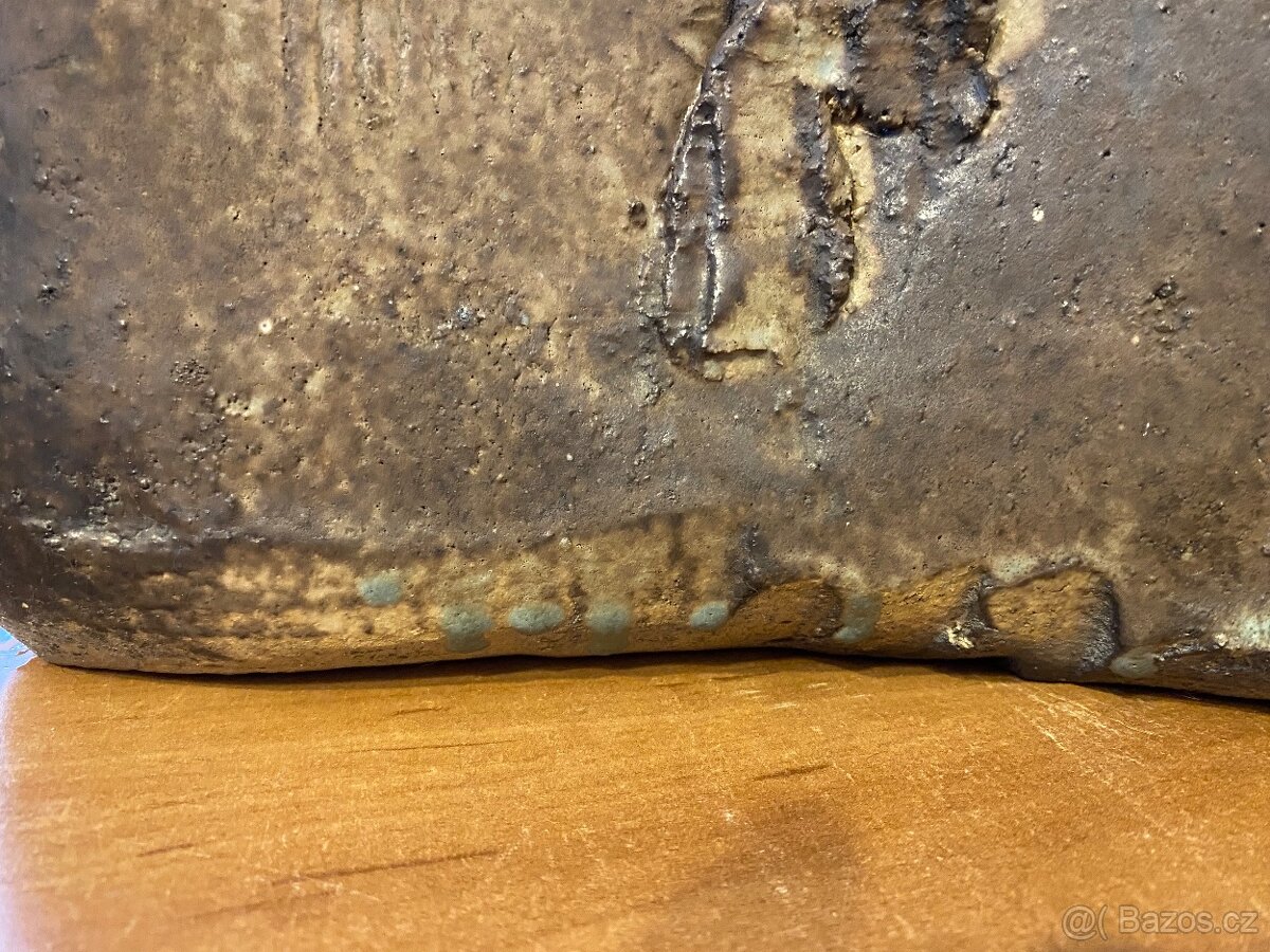 Hranatá keramická váza - 7