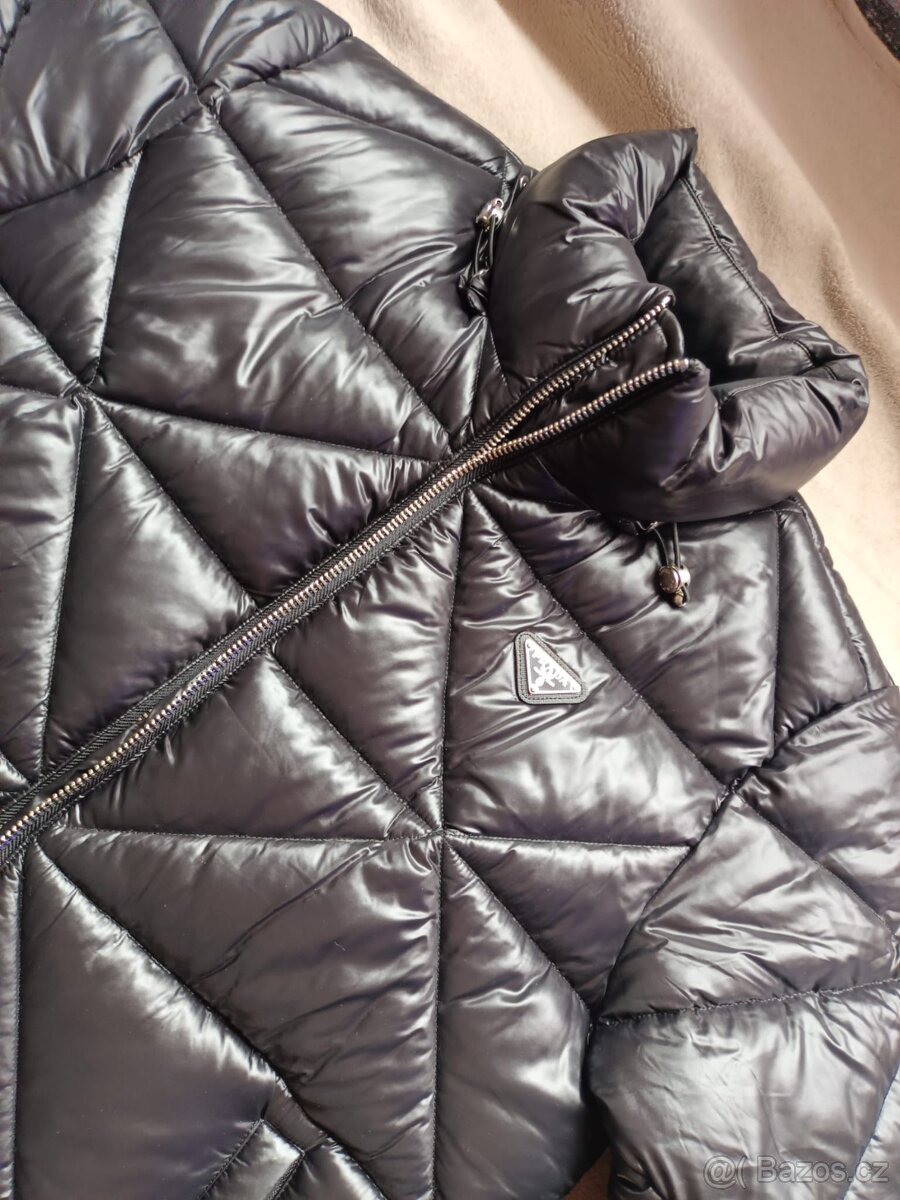 Zimní bunda Prada pánská černá XL - 7