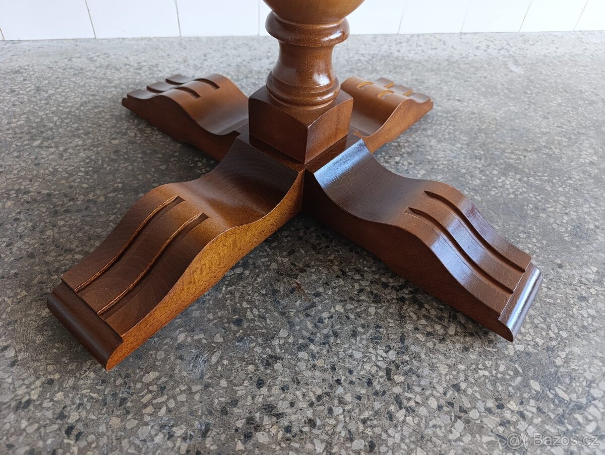 Rustikální konferenční stolek, nábytek z masívu, stůl - 7