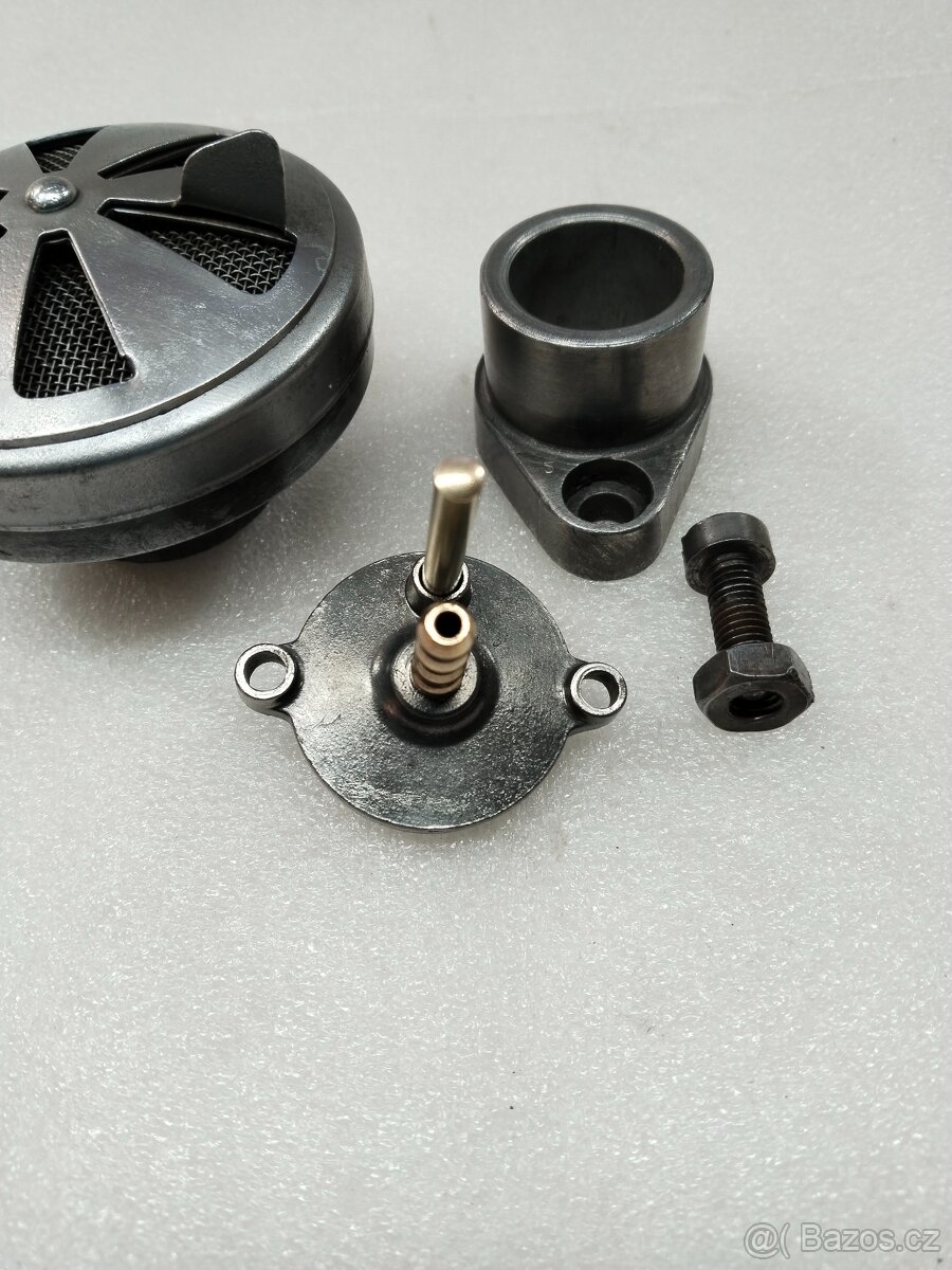 JAWA ČZ 125 175 FILTR KARBURÁTORU LIBEŇÁK PŘÍRUBA ORIGINÁL - 7