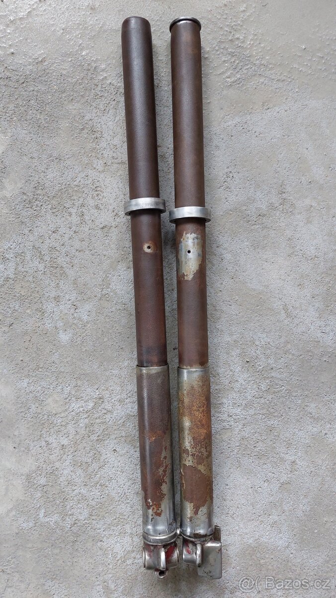 Jawa 500 OHC tlumiče přední vidlice - 7