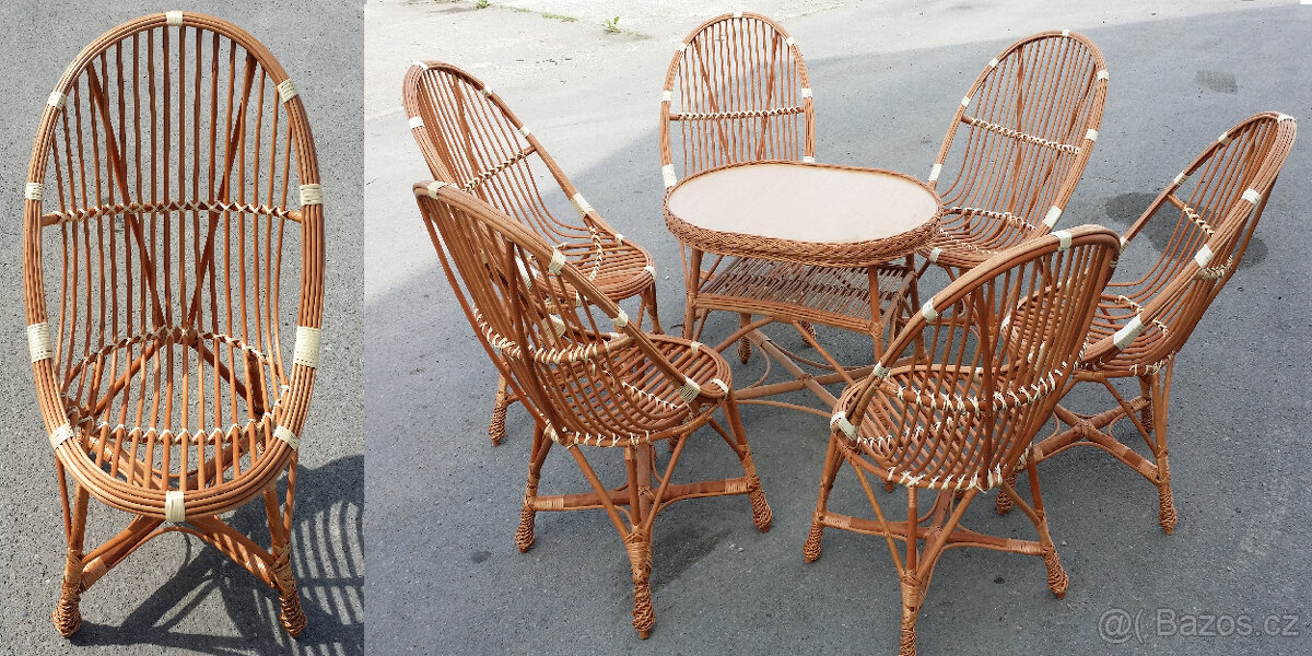 Nový Ratanový Nábytek (Možnost Bezplatného Dovozu) - 7